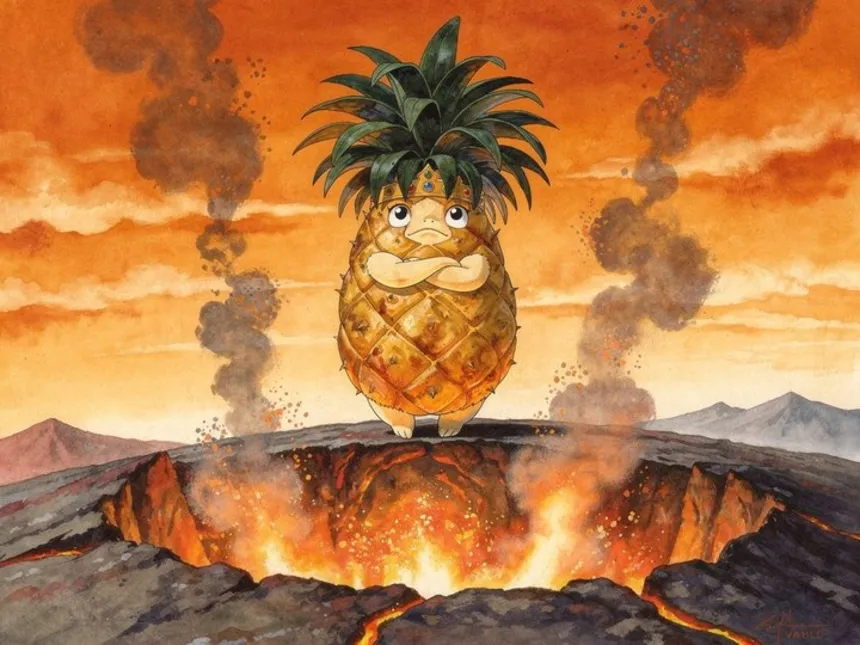 The Supreme Pineapple, on arrival
