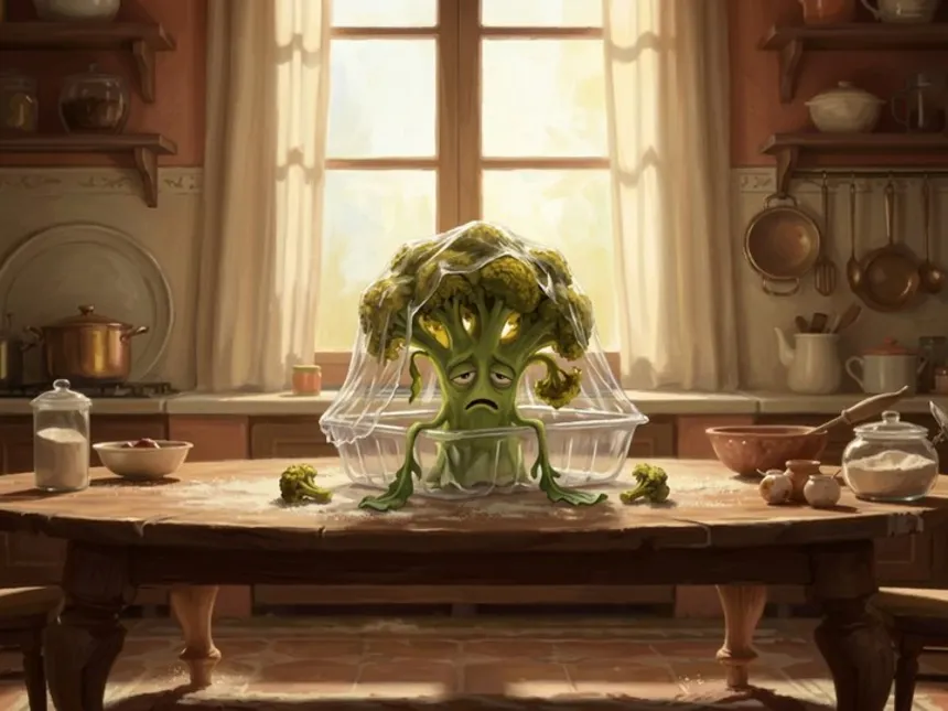 The Giant Broccoli, after the fight
