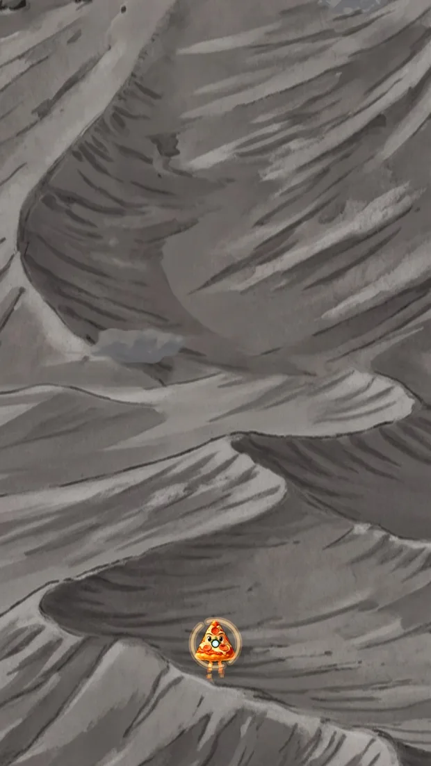 The Ashes — grey desert, wind