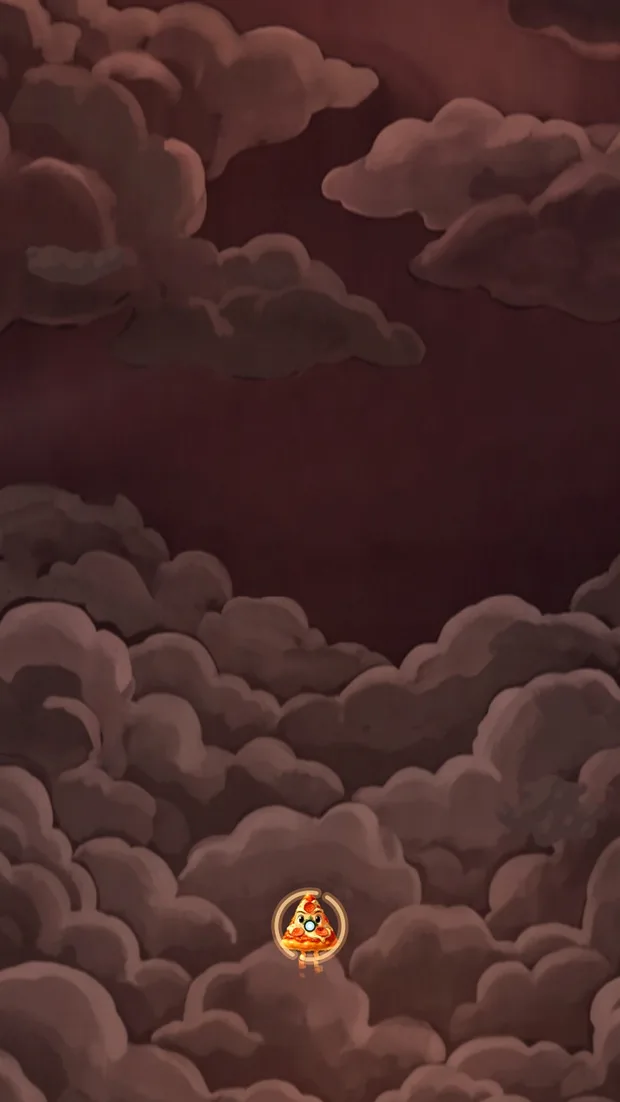 The Burning Sky — the eruption lights the clouds