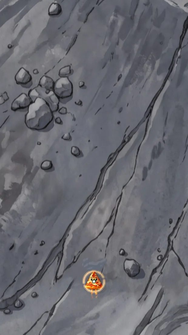 The Crater — lunar, grey and silent
